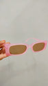 Rectangular Retro Narrow Sunglasses